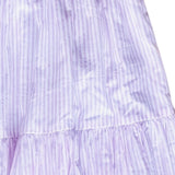 The Malabar Collective Skirt Greta Skirt - Light Mauve Stripes