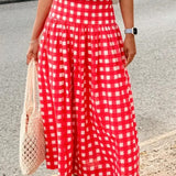 The Malabar Collective Skirt The Tessa Skirt - Red