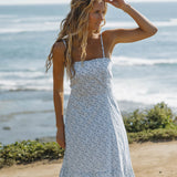 Willard Road Dress XXS The Maggie Dress in Blue Floral