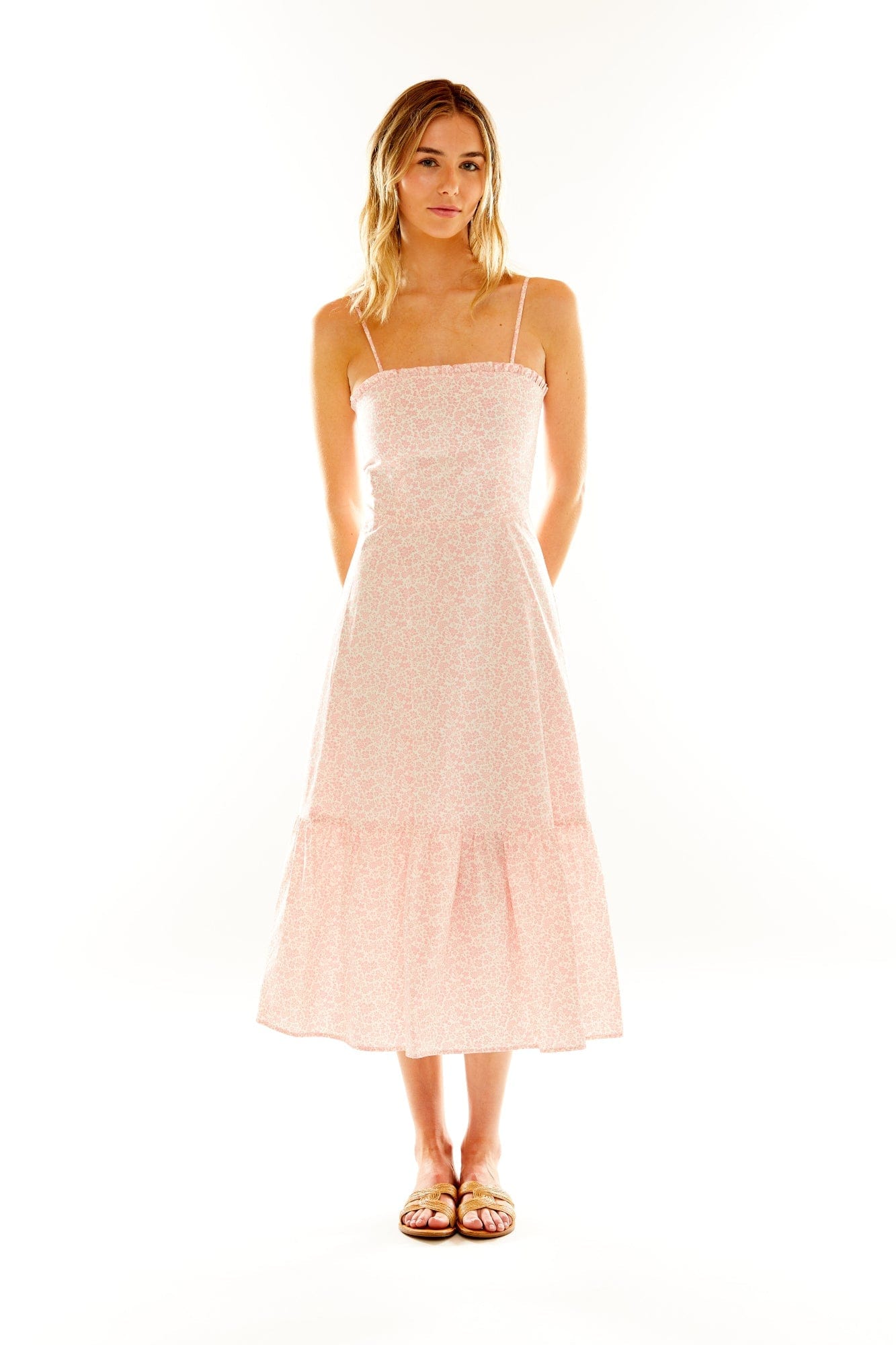 Willard Road Dress The Maggie Dress in Primrose Pink
