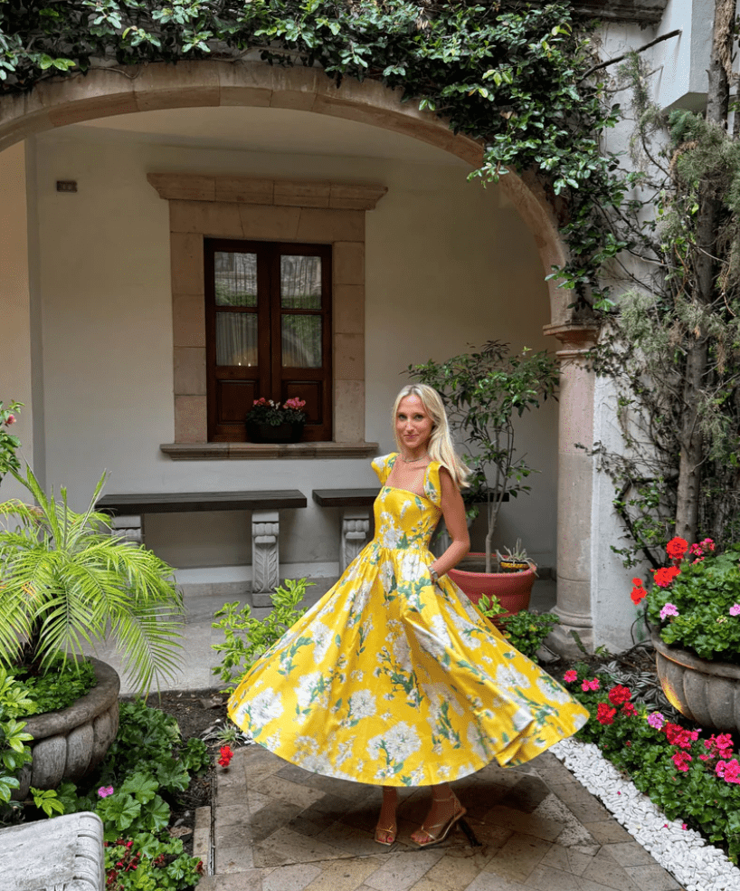 Devyn Whitehead's Guide to San Miguel wearing Modatrova Dress