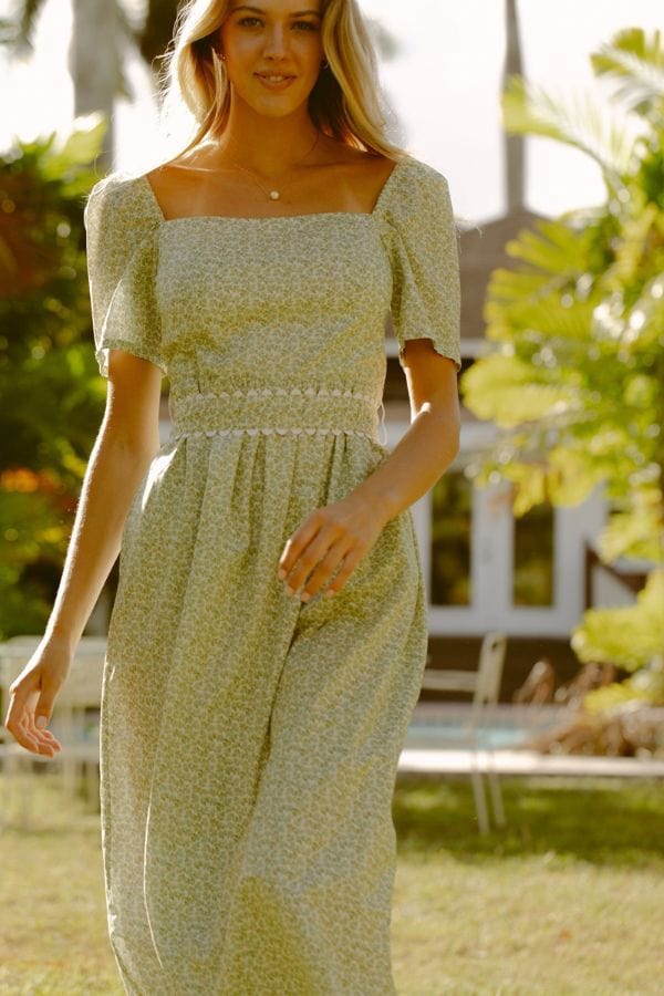 The Grayson Dress in English Ivy