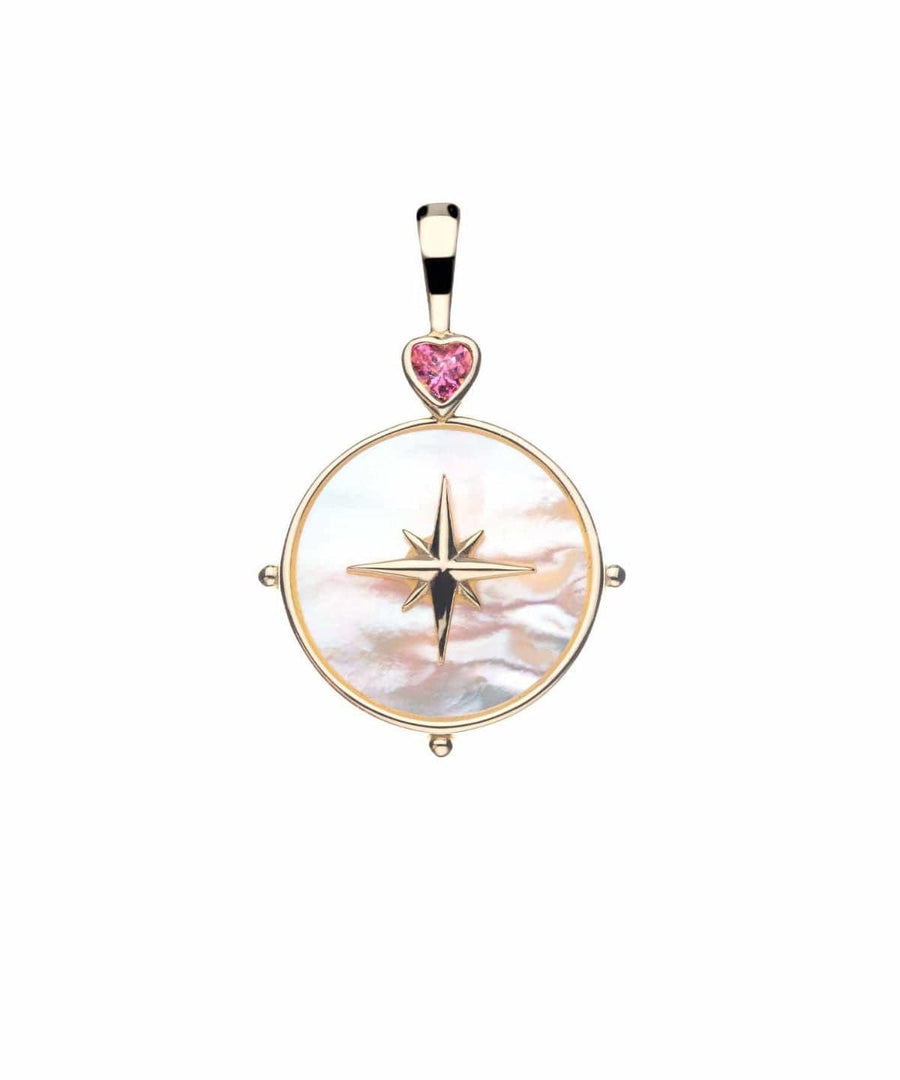 Forever Mother of Pearl North Star Pendant