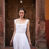 Maribel Dress White