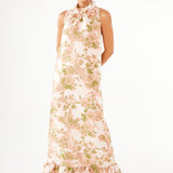 Camille Gown Baby's Breath Jacquard