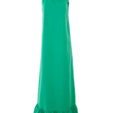 Camille Gown Kelly Green Faille