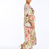 Bimini Ruffle Caftan Midi Dress
