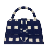 Navy Checkmate Bag