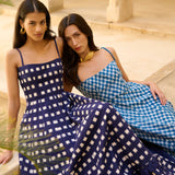 Blue Checkmate Dress
