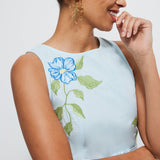 Fanm Mon Floral Embroidery Detail 