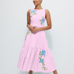 Fanm Mon Maria Dress in Light Pink