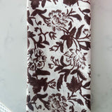 Chocolate Wildflower Napkins