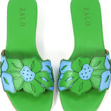 Flora Slide Green