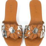 Flora Slide Tan