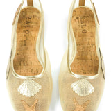 Sylvie Shell Ballet Gold