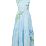 MARIA DRESS IN LIGHT LAGOON