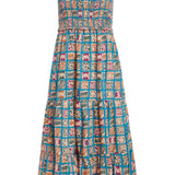 Milly Dress- Sea Tiles