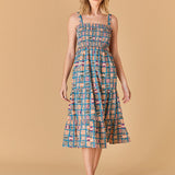 Milly Dress- Sea Tiles