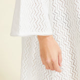 Sorrento Bell Sleeve Dress - White