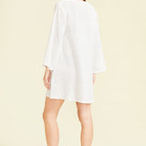 Sorrento Bell Sleeve Dress - White