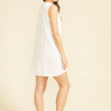 Sorrento Short Dress - White
