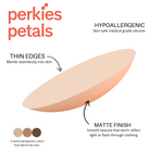 Perkies Petals - Thin Edges, Matte Finish, Hypoallergenic