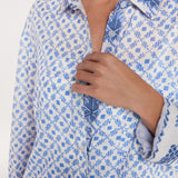 Best Seller Marie Shirt Dress in Santorini Dots by Hermoza 