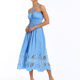 Pre-Order - Spritz Smocked Midi Dress