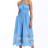 Pre-Order - Spritz Smocked Midi Dress