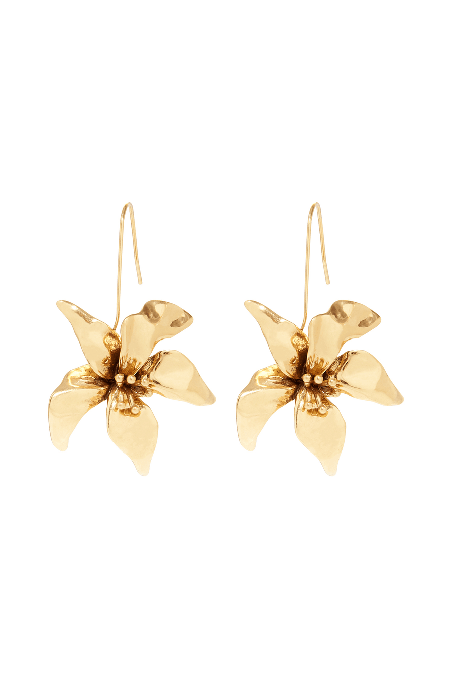 Claire Drop Earrings Gold