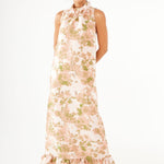 Abbey Glass Dress Camille Gown Baby's Breath Jacquard