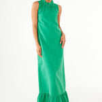 Abbey Glass Dress Camille Gown Kelly Green Faille