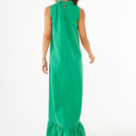 Abbey Glass Dress Camille Gown Kelly Green Faille
