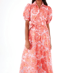 Abbey Glass Dress Charlotte Gown Rose Blossom Organza