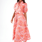 Abbey Glass Dress Charlotte Gown Rose Blossom Organza