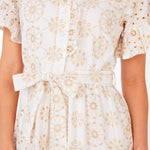 Abbey Glass Dress Sadie Maxi Dress White Medallion Eyelet