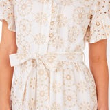 Abbey Glass Dress Sadie Maxi Dress White Medallion Eyelet