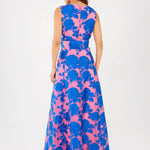 Abbey Glass Dresses Arden Gown Pink and Blue Tea Rose Organza