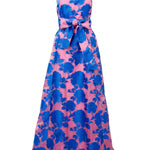 Abbey Glass Dresses Arden Gown Pink and Blue Tea Rose Organza