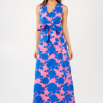Abbey Glass Dresses Arden Gown Pink and Blue Tea Rose Organza