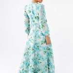 Abbey Glass Dresses Brooke Gown Tropical Organza