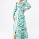 Abbey Glass Dresses Brooke Gown Tropical Organza