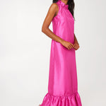 Abbey Glass Dresses Camille Gown Hot Pink Dupioni