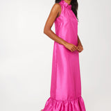 Abbey Glass Dresses Camille Gown Hot Pink Dupioni