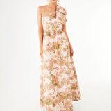 Abbey Glass Dresses Caroline Gown Baby's Breath Jacquard