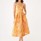 Abbey Glass Dresses Catherine Dress Orange Blossom Organza