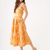 Abbey Glass Dresses Catherine Dress Orange Blossom Organza