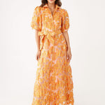 Abbey Glass Dresses Charlotte Gown Orange Blossom Organza