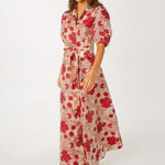 Abbey Glass Dresses Charlotte Gown Red Moonlight Organza