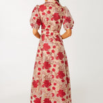 Abbey Glass Dresses Charlotte Gown Red Moonlight Organza